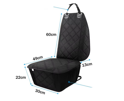 Waterproof Front Seat Protector For Dogs - Non - Slip Car Seat Cover With Scratch Protection