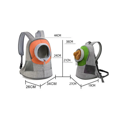 Dog Carrier Backpack With Viewing Window - Comfortable Carrying Aid For Small Pets