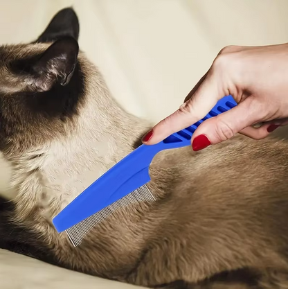 Flea Comb Set For Pets - Fine Tooth Combs For Dogs & Cats