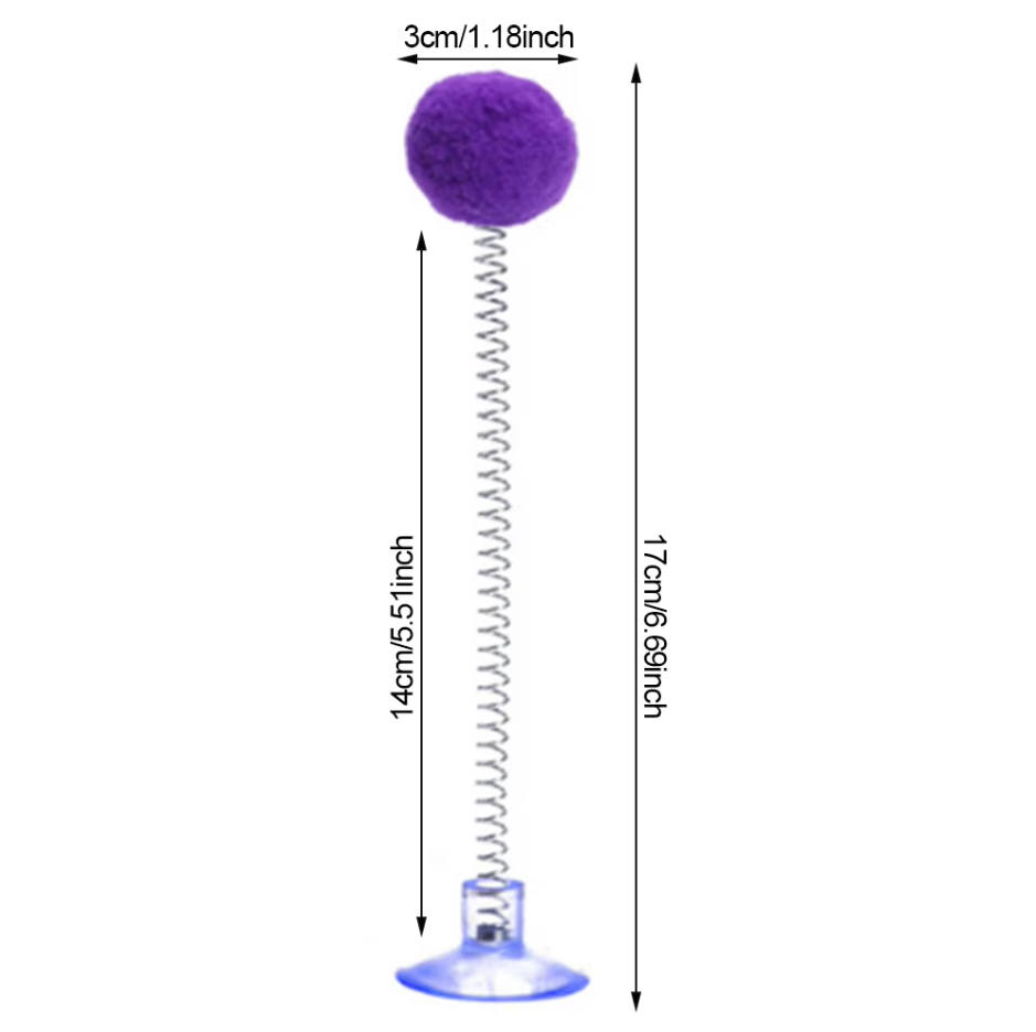 Federball With Suction Cup - Interactive Cat Toy