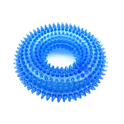 Dog Toy Chewing Ring - Robust Teething Toy For Dental Care Massage