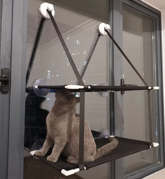 Cat Window Lounger - Space-saving And Stable With Suction Feet