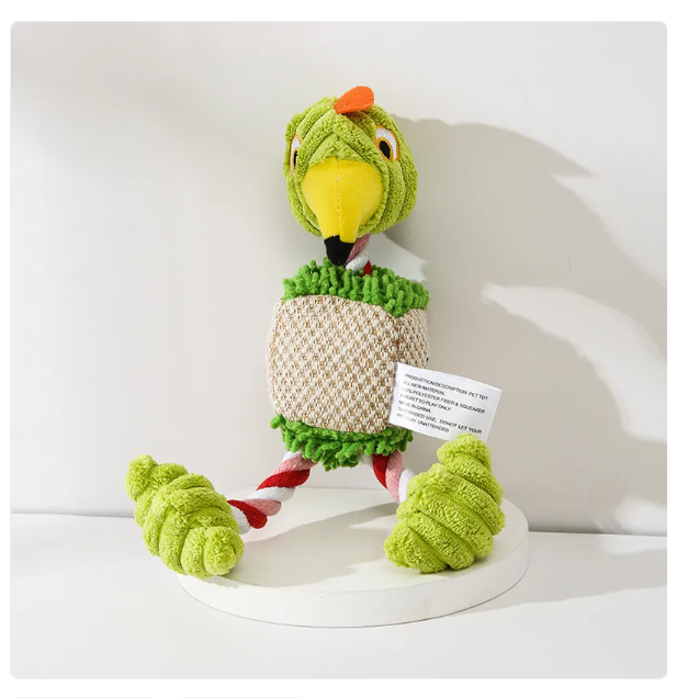 Chew Toy For Dogs - Funny Soft Toy With Rope For Fun And Games