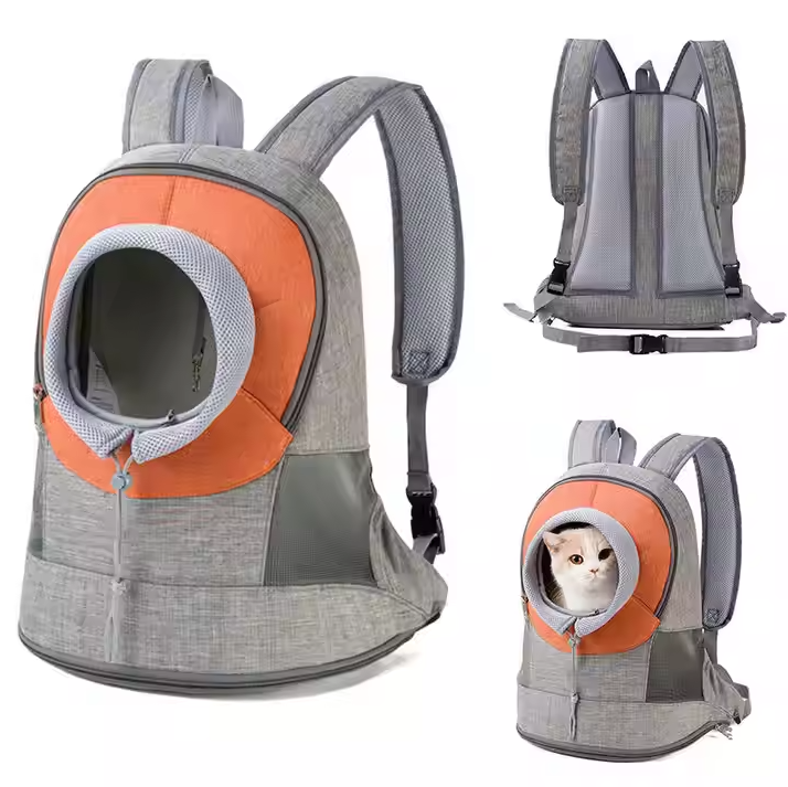 Dog Carrier Backpack With Viewing Window - Comfortable Carrying Aid For Small Pets