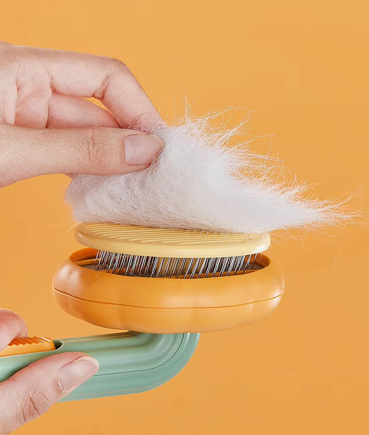 Cat Brush With Fur Remover - Gentle Care For Cat Hair
