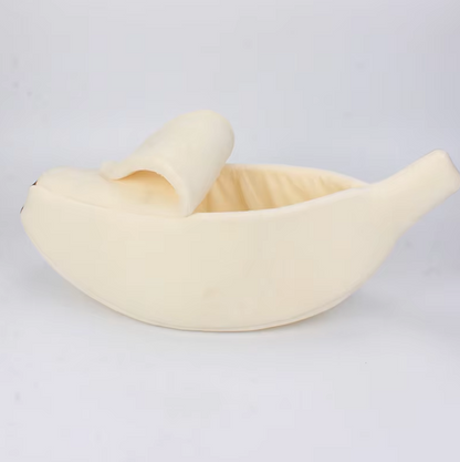 Banana - Shaped Pet Nest For Dogs And Cats - Comfortable Winter Bed For Pets