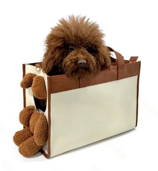 Elegant Handbag For Pets - Portable Transport Bag For Small Dogs And Cats