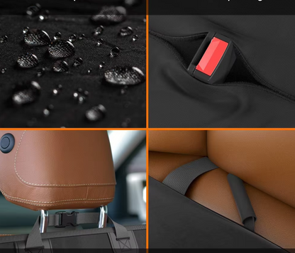 Waterproof Front Seat Protector For Dogs - Non - Slip Car Seat Cover With Scratch Protection