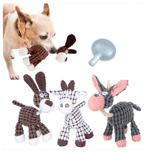 Chew Toy For Dogs - Funny Soft Toy With Rope For Fun And Games