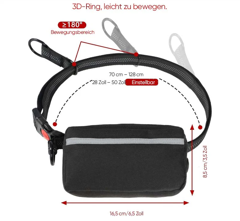 Free - Handed Dog Lead With Fanny Pack