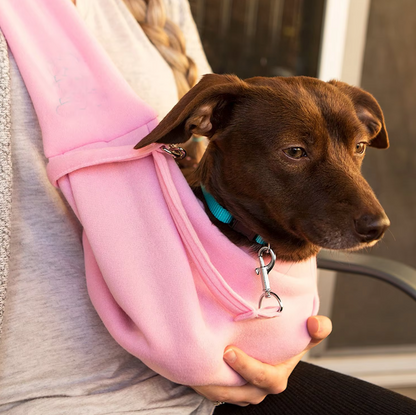 Dog Carrier Bag In Sling Design - Comfortable Carrying Aid For Small Dogs And Pets
