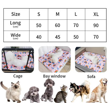Coloured Pet Blanket - Soft Washable Mat For Dogs & Cats