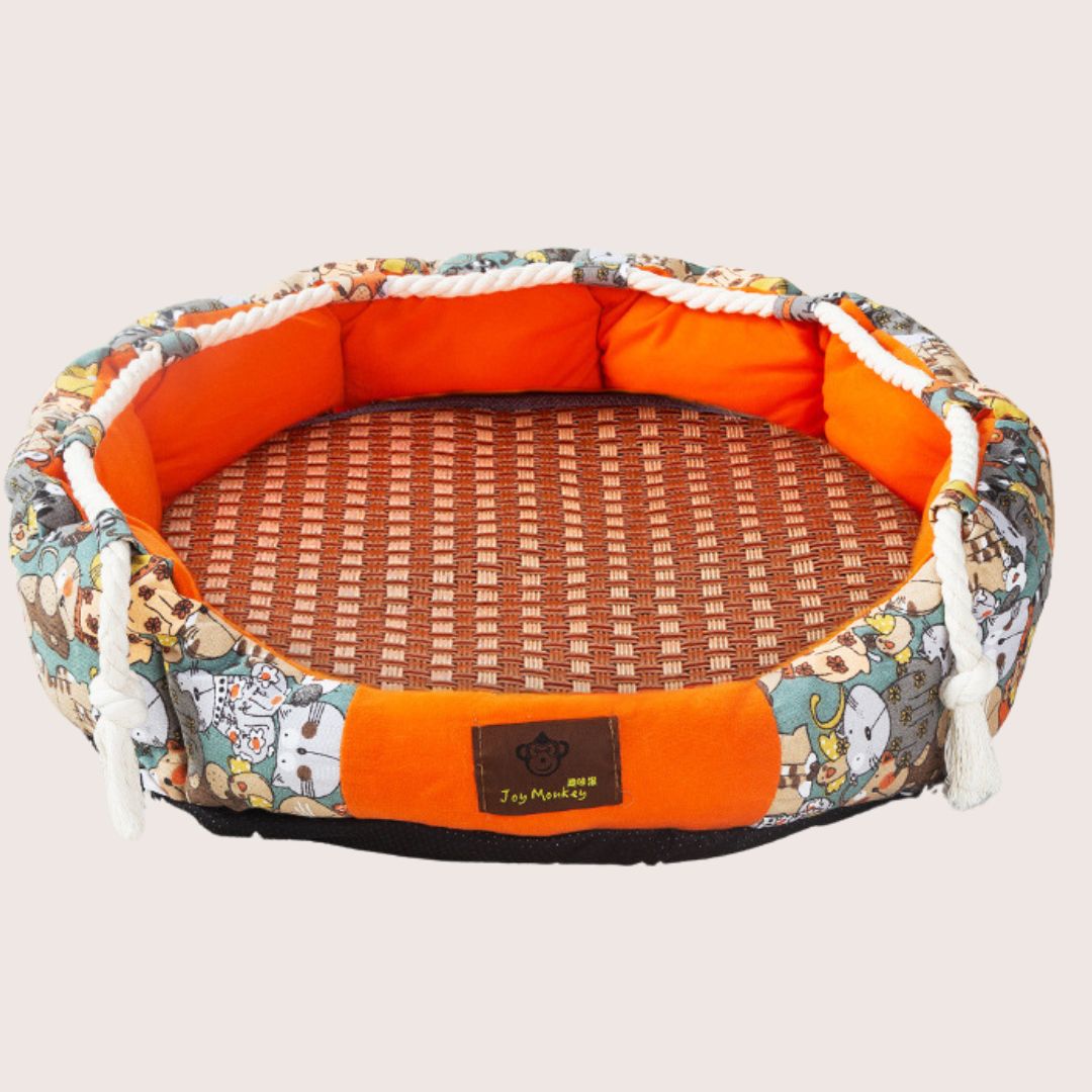 Durable Dog Bed With Pocket Function And Chew Rope