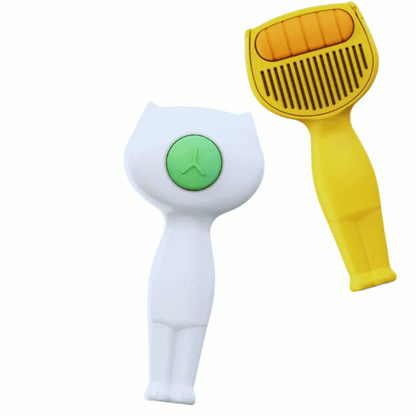 Self - Cleaning Pet Grooming Brush with Hair Removal