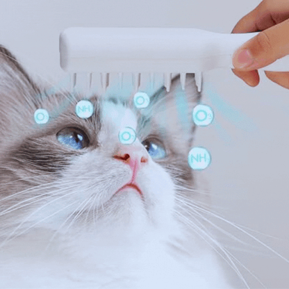 Electric Massage Brush for Pets with Usb Charging and Grooming Function
