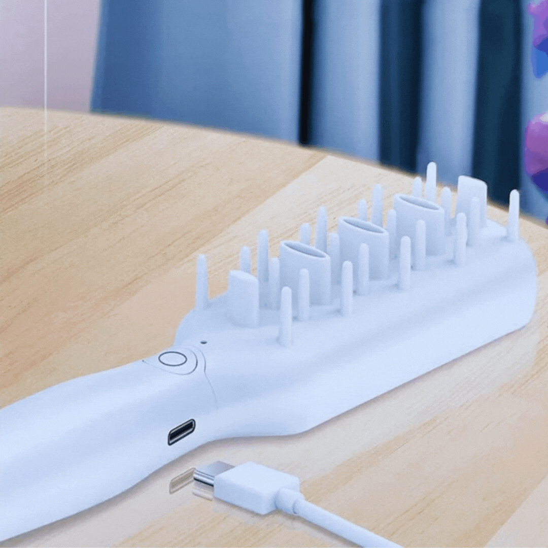 Electric Massage Brush for Pets with Usb Charging and Grooming Function