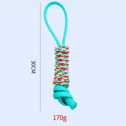 Dog Toy Made of Rope - Colourful Pull Rope for Chewing and Playing