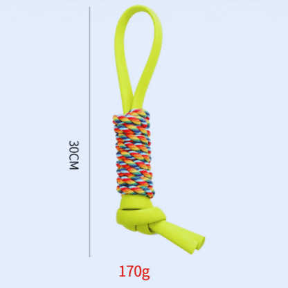 Dog Toy Made of Rope - Colourful Pull Rope for Chewing and Playing