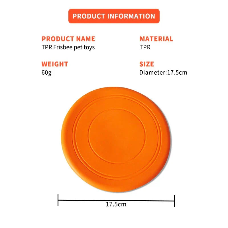 Dog Toy Frisbee - Robust Throwing Disc For Active Play