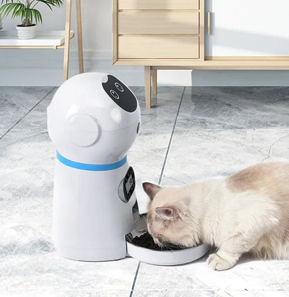 Automatic Food Dispenser For Dogs With Digital Display