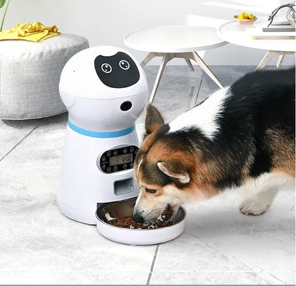 Automatic Food Dispenser For Dogs With Digital Display