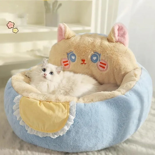 Cosy Cat Bed In A Cute Design - Cosy Bed For Cats And Small Pets