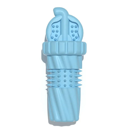 Dog Toothbrush Made of Rubber for Puppies and Small Dogs with Nub Structure