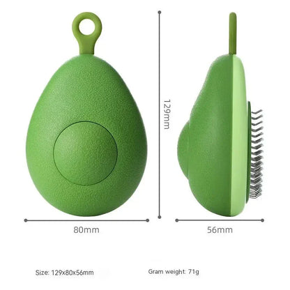 Avocado Hair Brush - Multifunctional Hair Care Brush For Shine And Volume