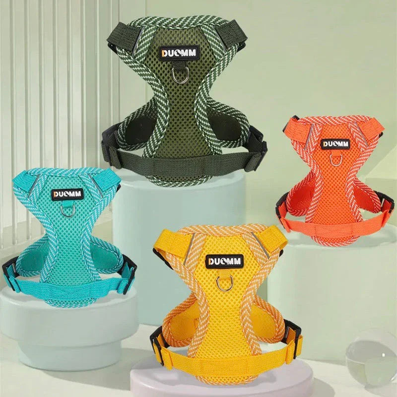 Reflective Dog Harness with Leash for Small Dogs