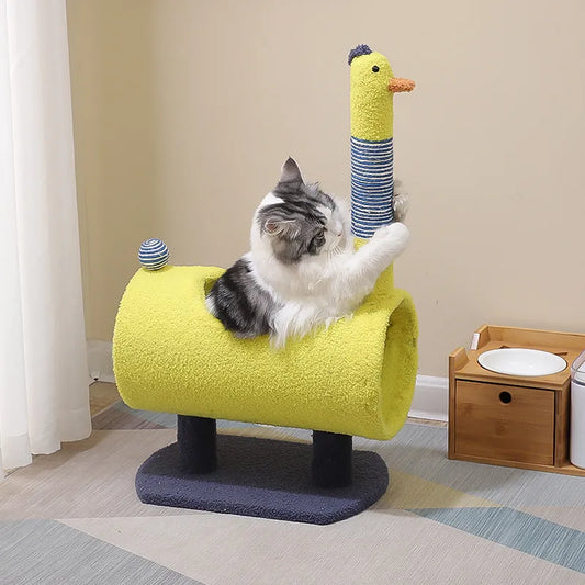 Cat Scratching Post In Dinosaur Design With Scratching Post And Cave