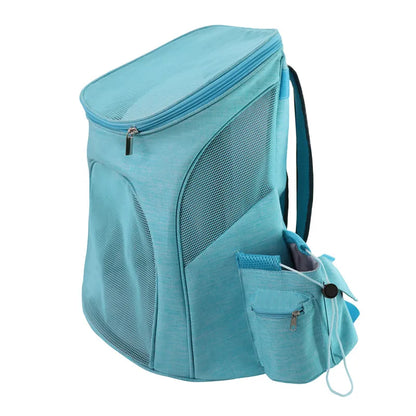Pet Carrier Backpack With Mesh Design - Comfortable Transport Bag For Cats And Small Dogs