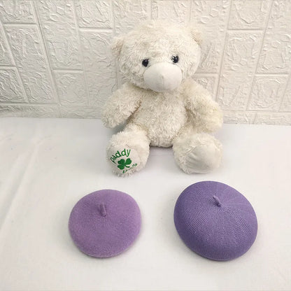 Felt Baret For Pets In 3 Colours - Fashionable Accessory For Dogs And Cats