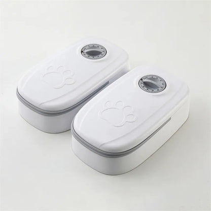 Automatic Food Dispenser With Timer For Cats And Dogs