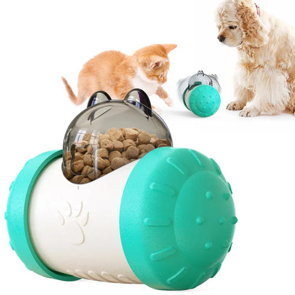 Interactive Treat Toy For Dogs And Cats - Chew Toy With Food Dispenser