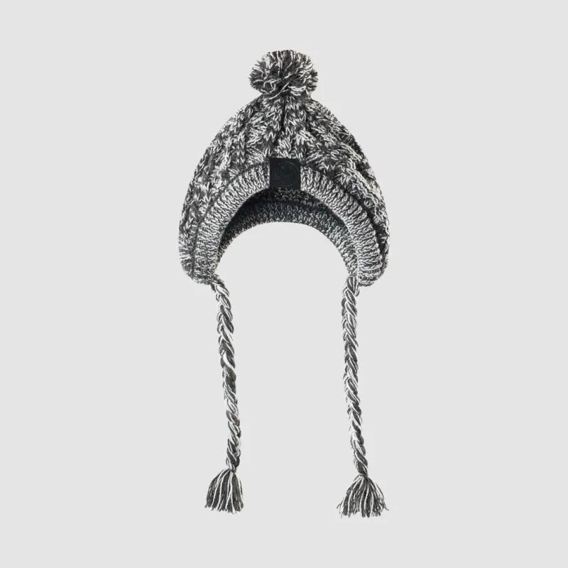 Knitting Hat For Pets With Pompom And Pigtails In Pink