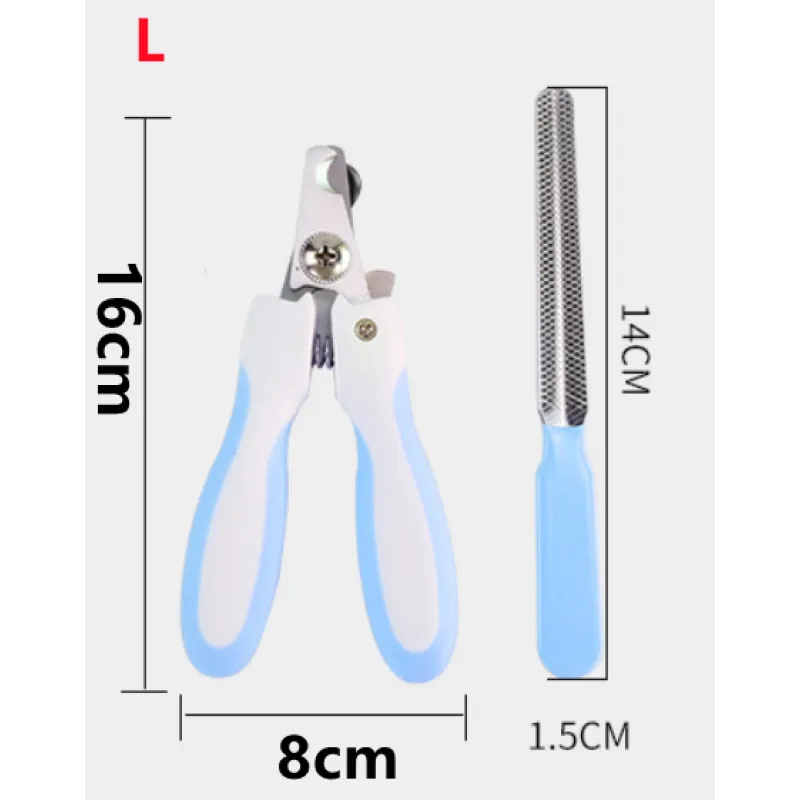 Claw Scissors for Pets with Safety Lock and File
