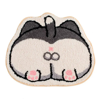 Cat Bath Mat In A Fun Design - Soft Doormat For Cat Lovers