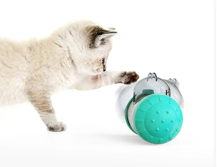 Interactive Treat Toy For Dogs And Cats - Chew Toy With Food Dispenser