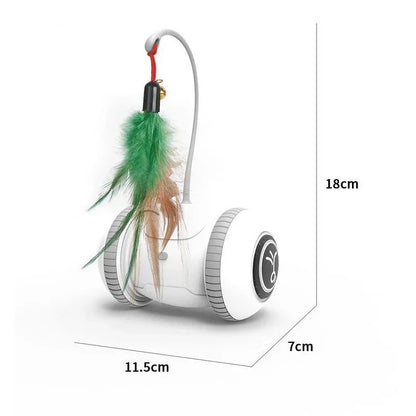 Interactive Cat Toy With Feather - Robot Toy For Cats
